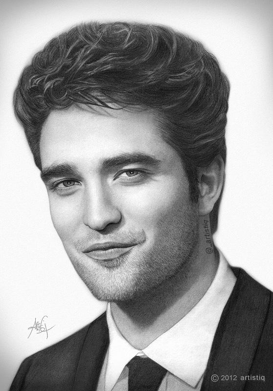 Robert Pattinson Drawing Pic