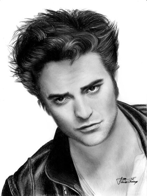 Robert Pattinson Drawing Picture