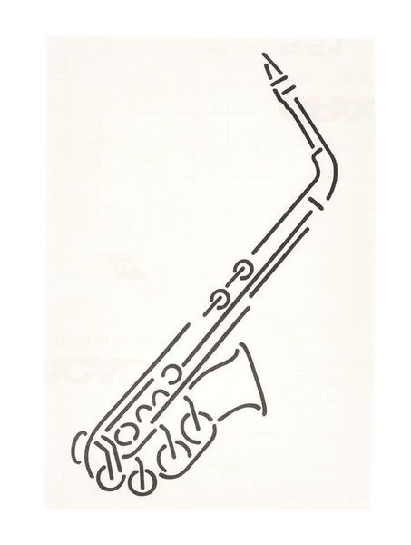Saxophone Drawing Pics