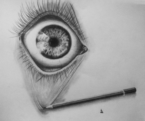 Scary Eyes Drawing Best