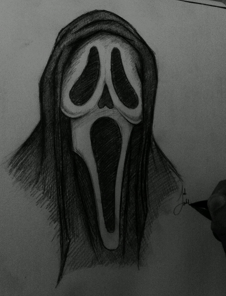 Scream Drawing Pic