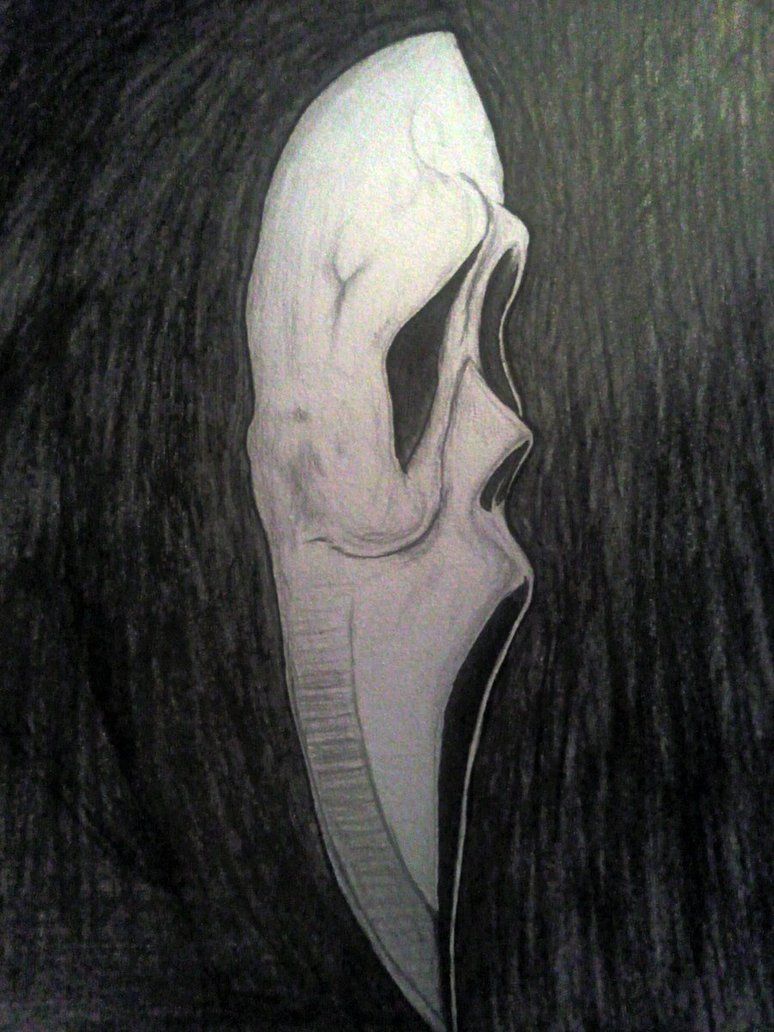 Scream Drawing Sketch