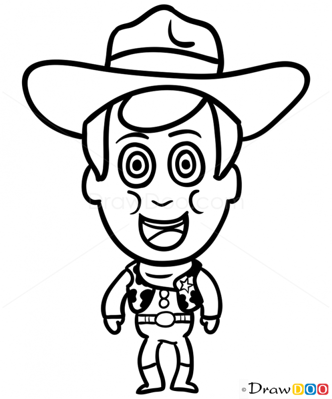 Sheriff Woody Drawing Image