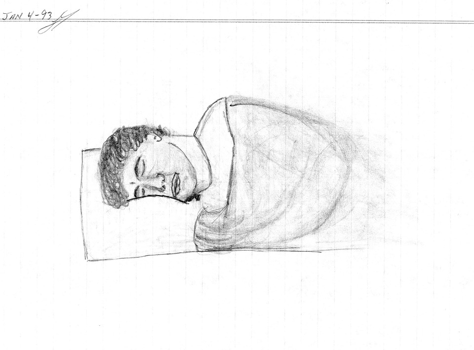 Sleeping Art Drawing