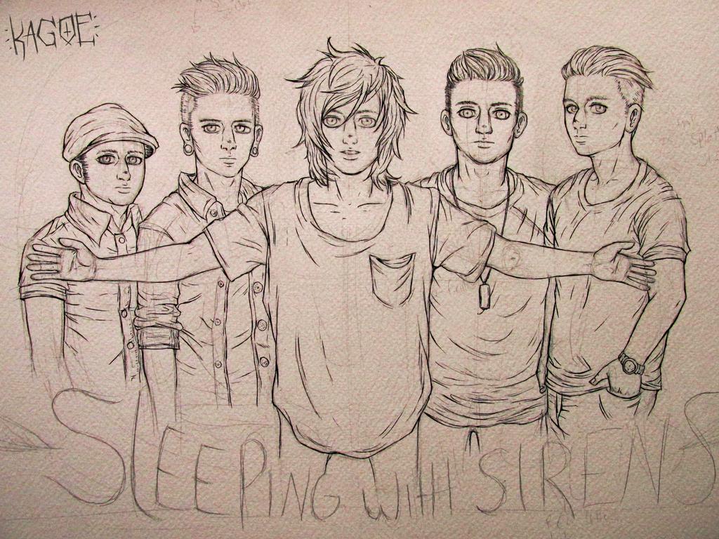 Sleeping With Sirens Drawing Art