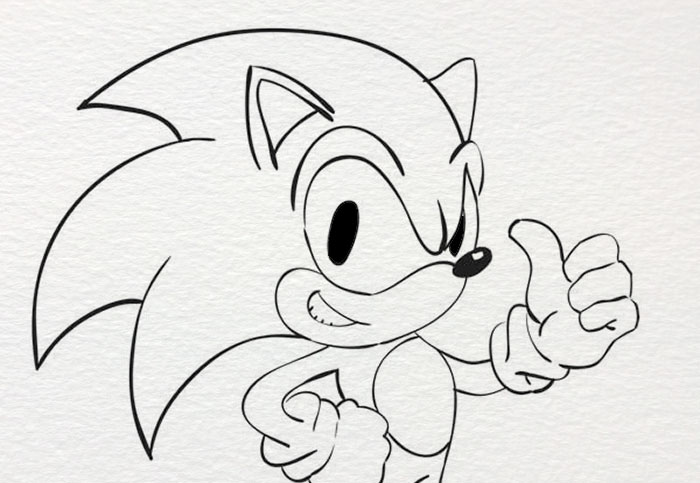 Sonic The Hedgehog Drawing Art