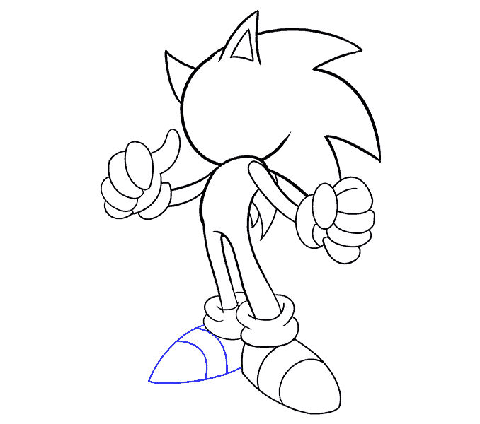 Sonic The Hedgehog Drawing Beautiful Image