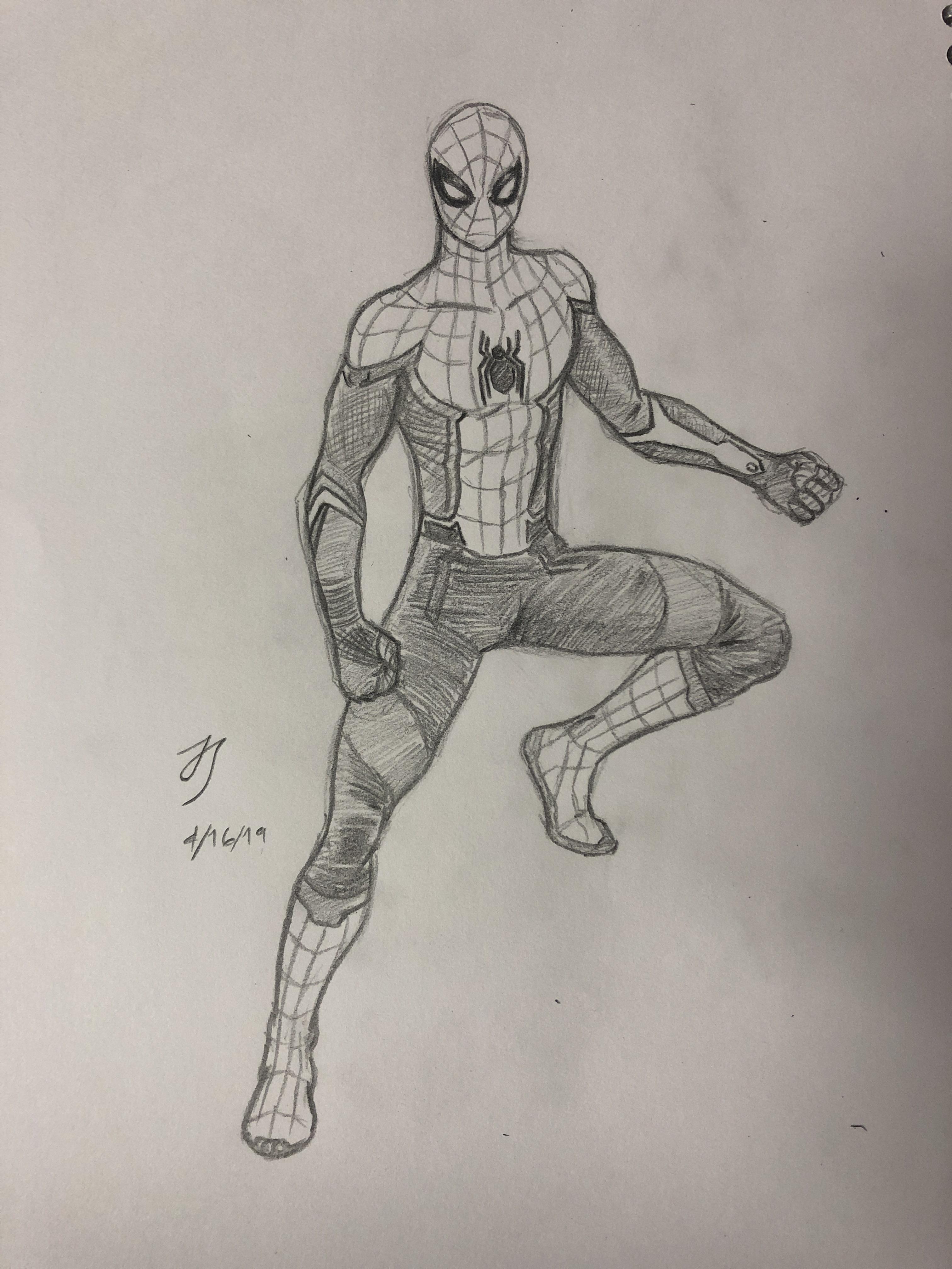 Spider-Man Far From Home Drawing Pics