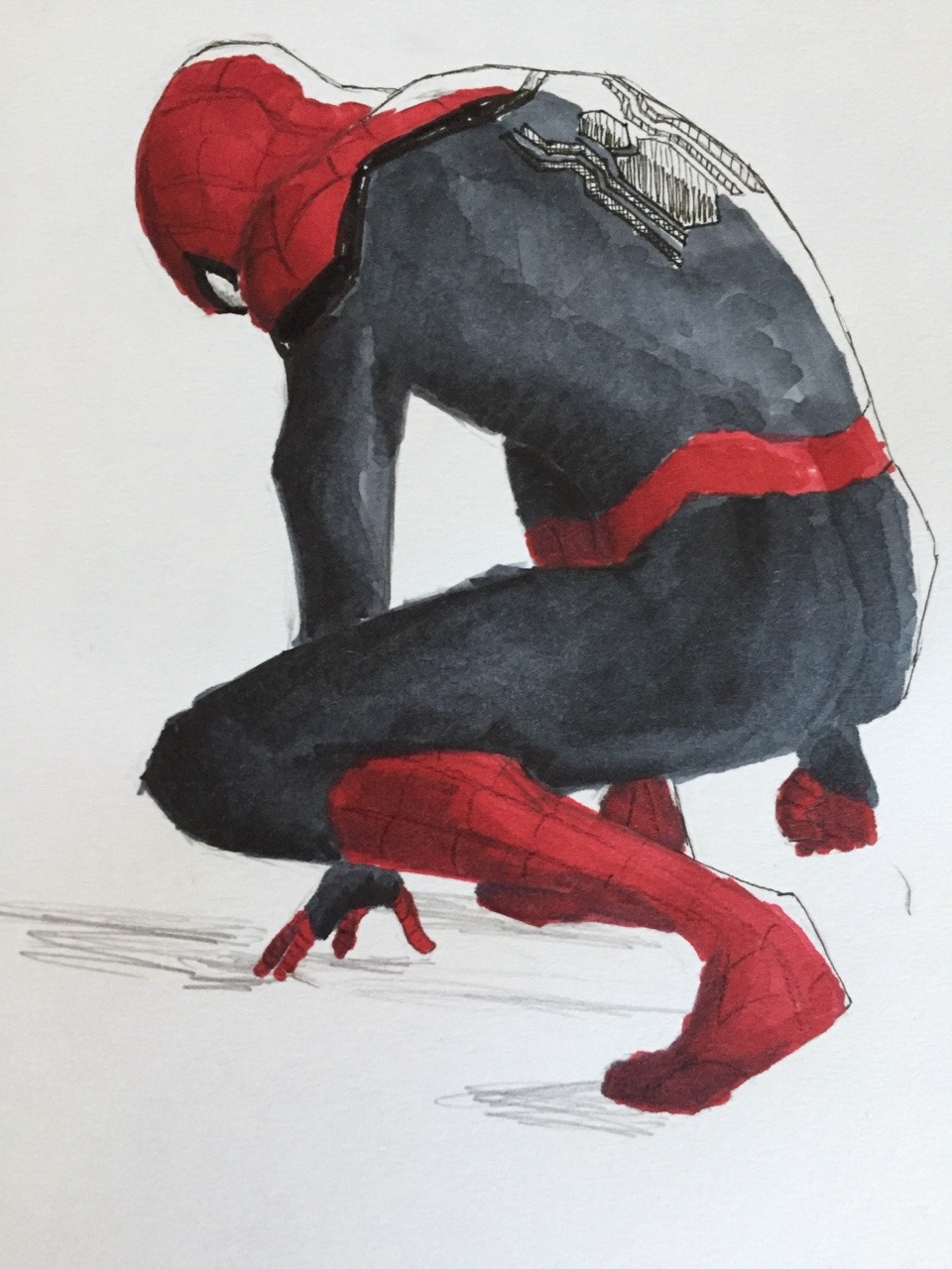 Spider-Man Far From Home Drawing Realistic