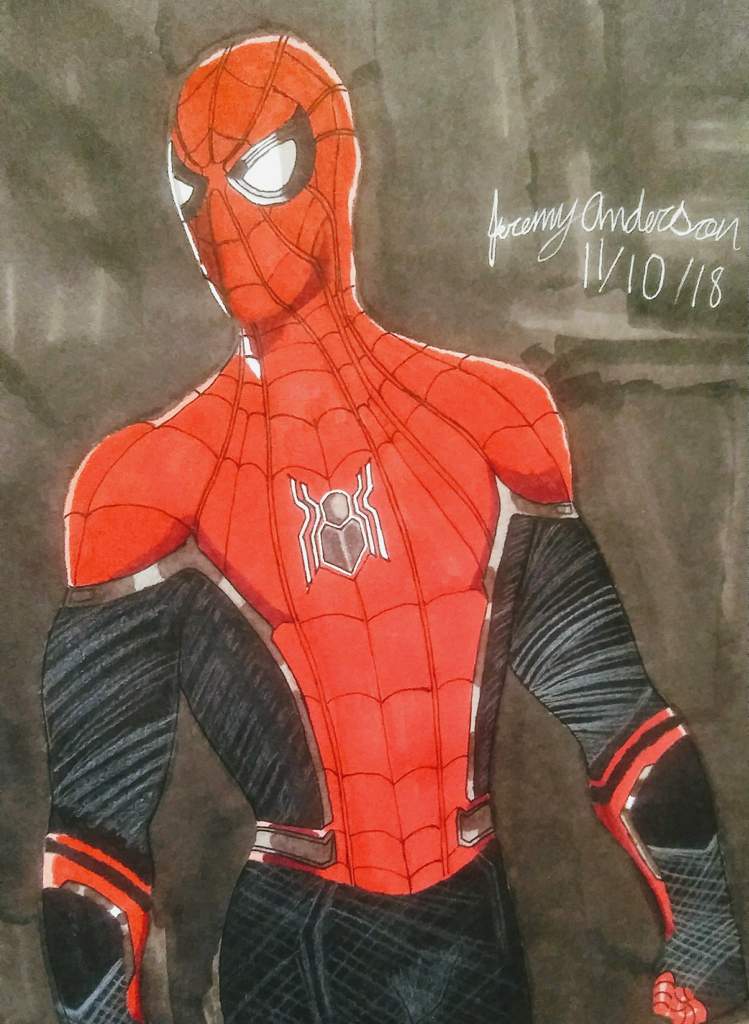 Spider-Man Far From Home Drawing