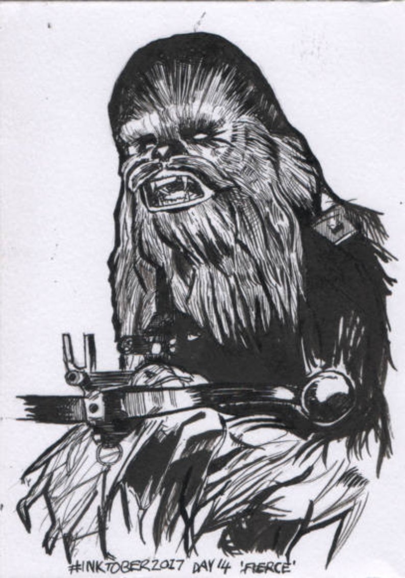 Star Wars Chewbacca Drawing Picture