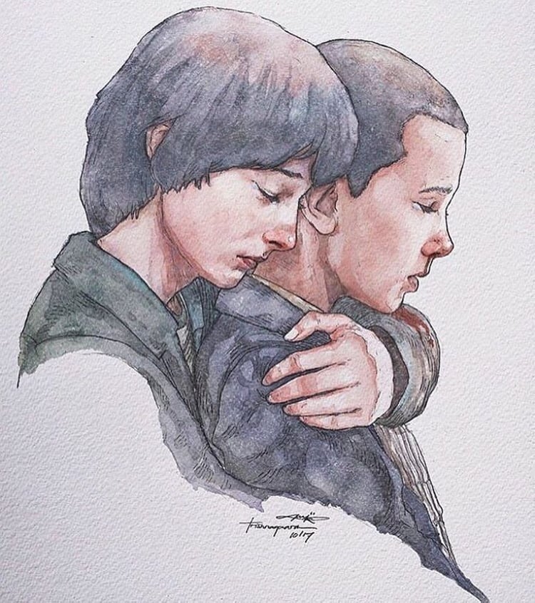 Stranger Things Drawing Beautiful Image