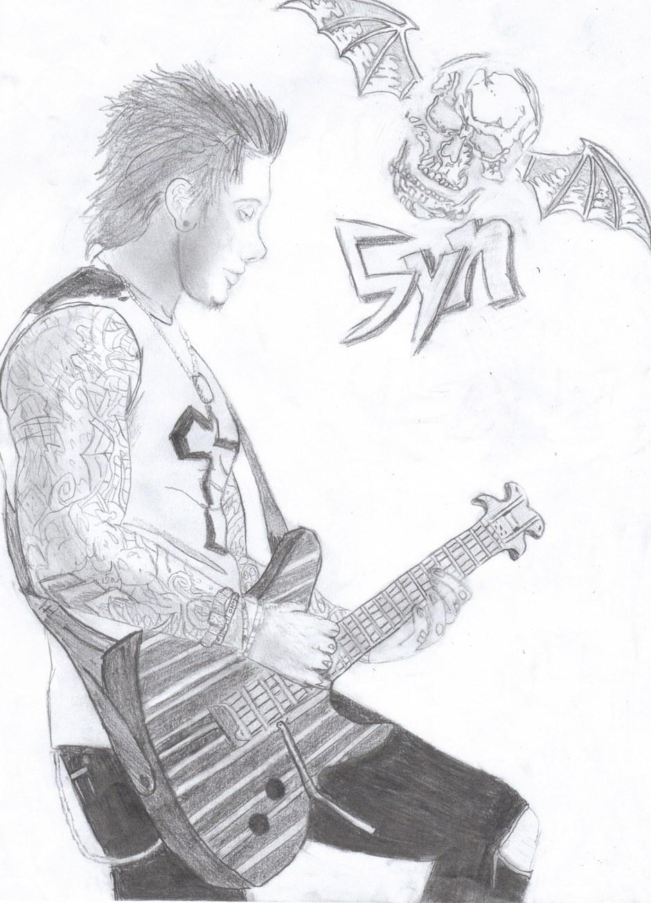 Synyster Gates Drawing Amazing