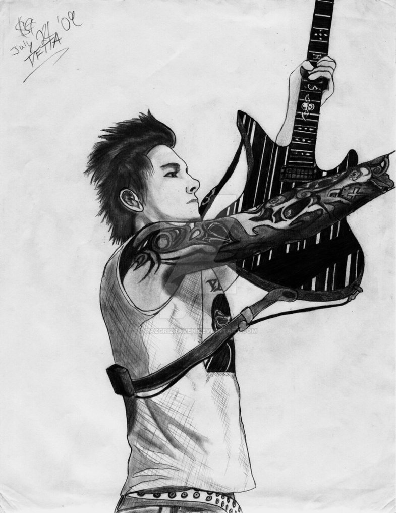 Synyster Gates Drawing High-Quality