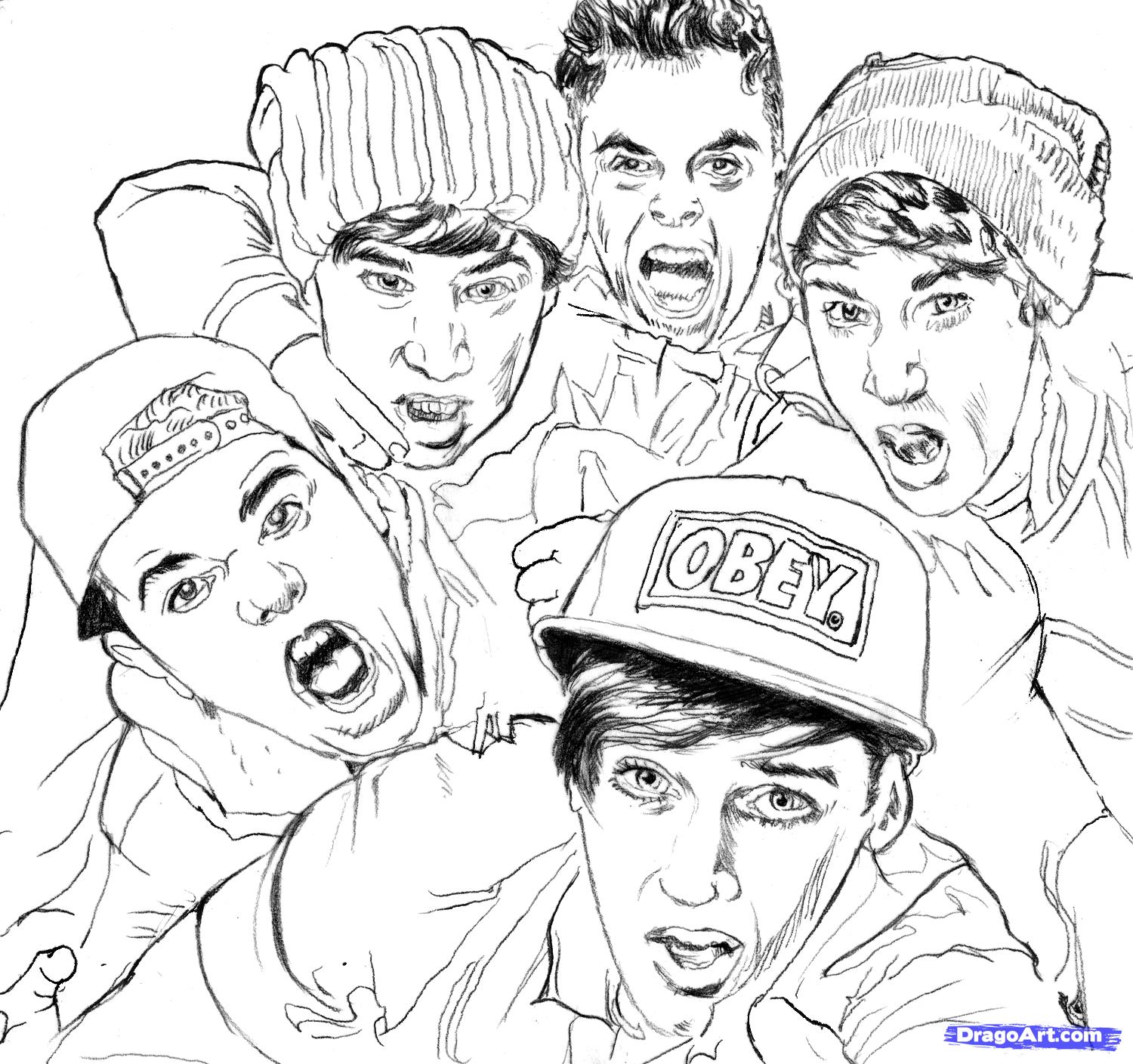 The Janoskians Drawing Picture