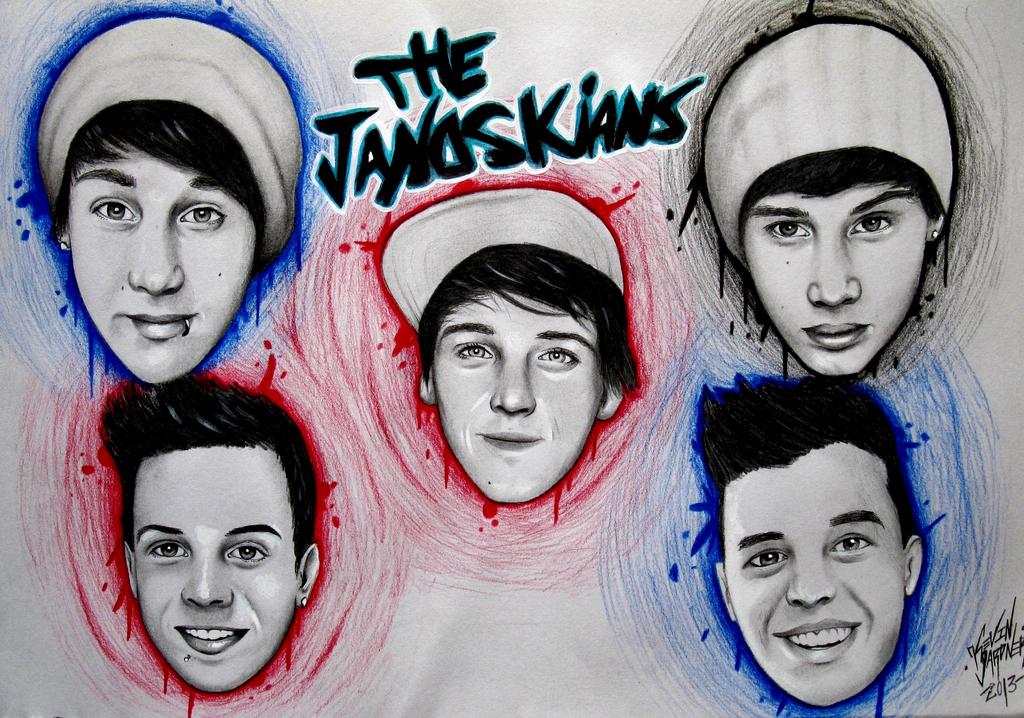 The Janoskians Drawing Sketch