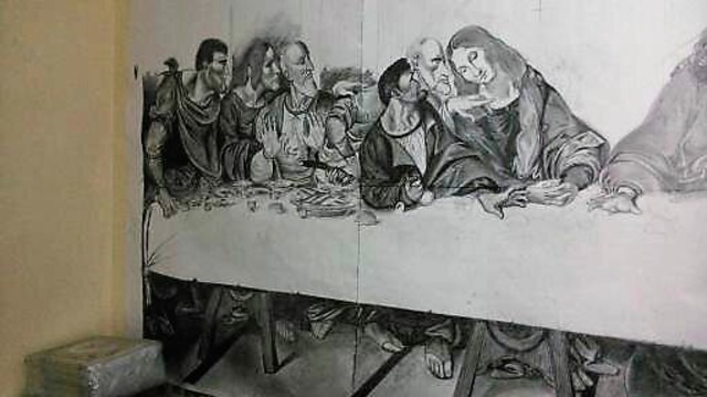 The Last Supper Drawing Art