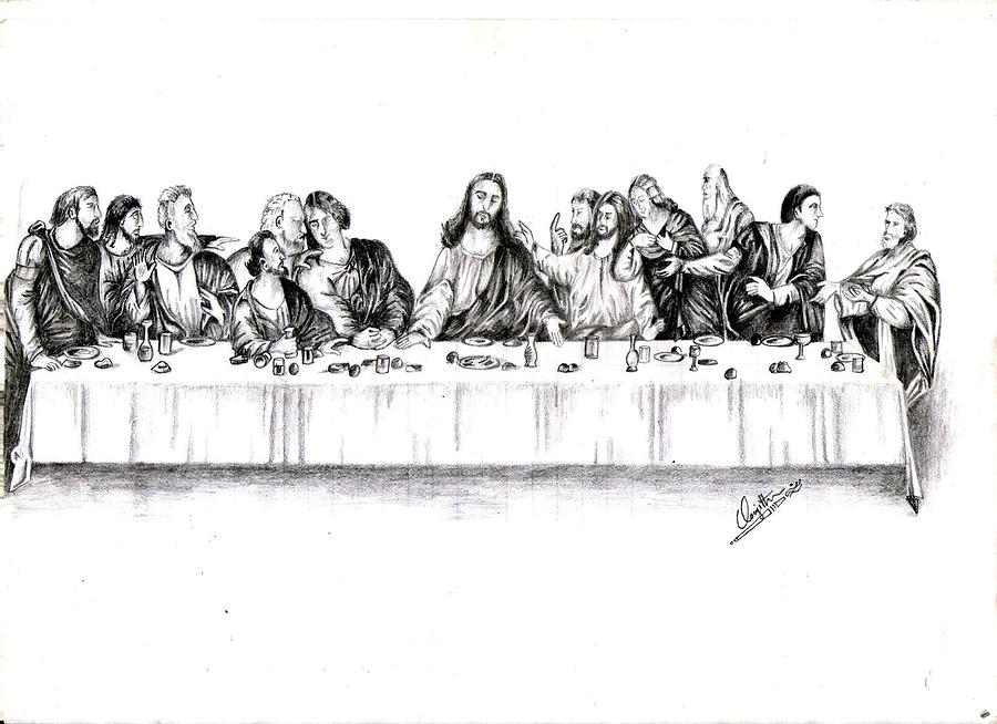 The Last Supper Drawing Best