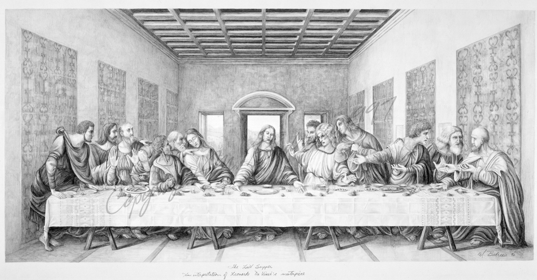 The Last Supper Drawing Picture