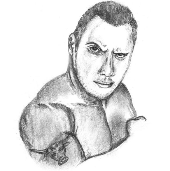 The Rock Drawing Sketch