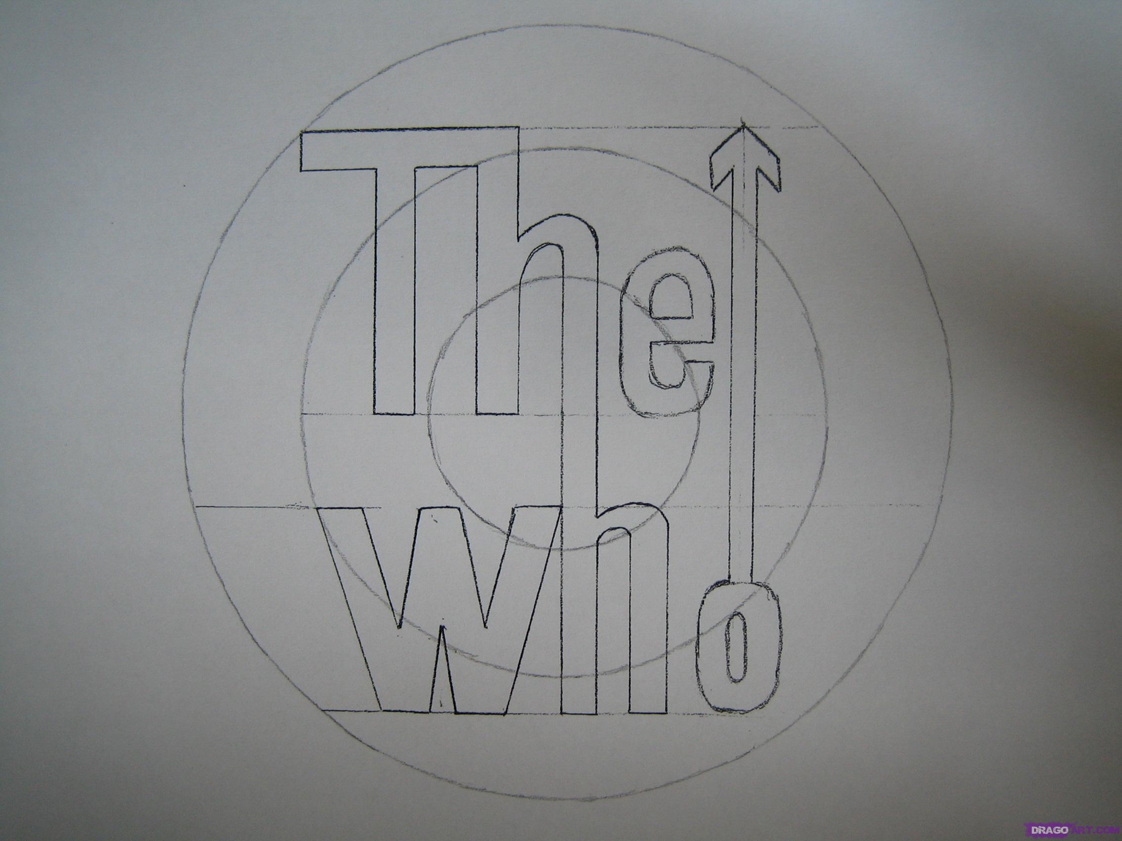 The Who Drawing Photo
