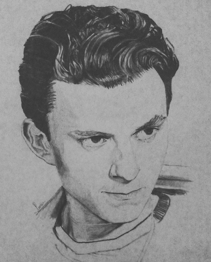 Tom Holland Drawing Beautiful Image