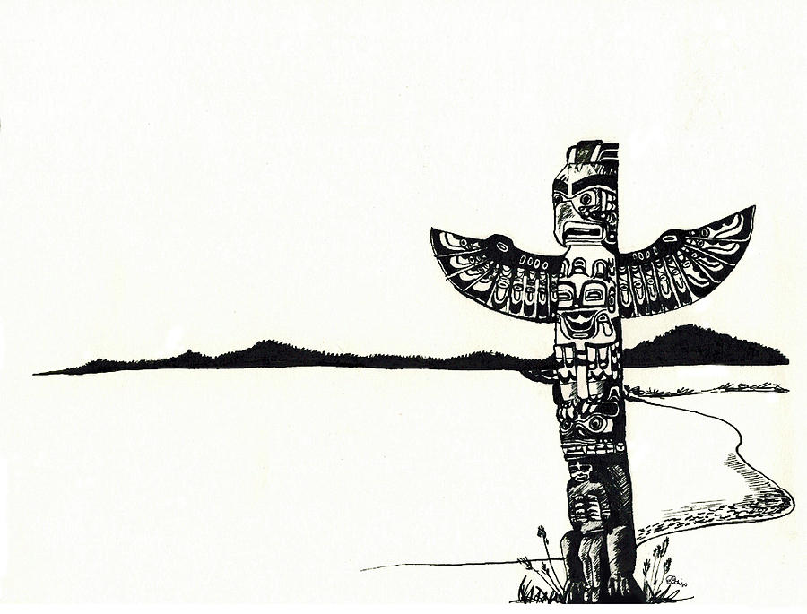 Totem Drawing Beautiful Image