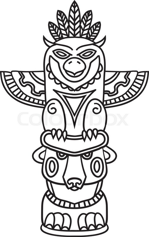 Totem Drawing Image