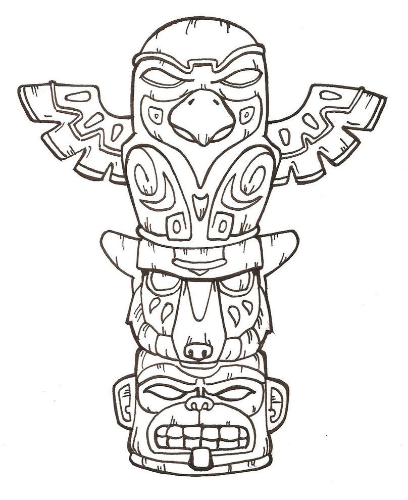 Totem Drawing Photo