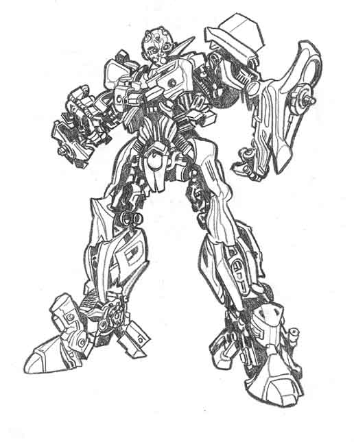 Transformers Bumblebee Drawing Beautiful Image