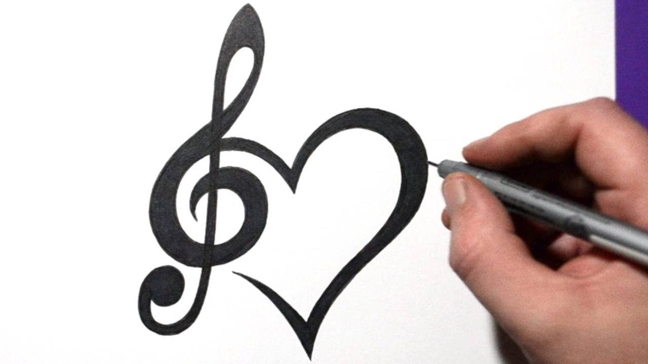 Treble Clef Drawing Picture