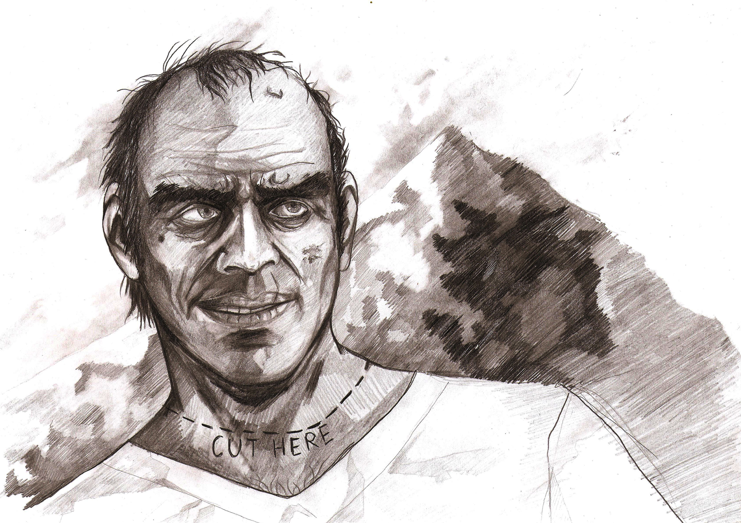 Trevor Philips Drawing Beautiful Image