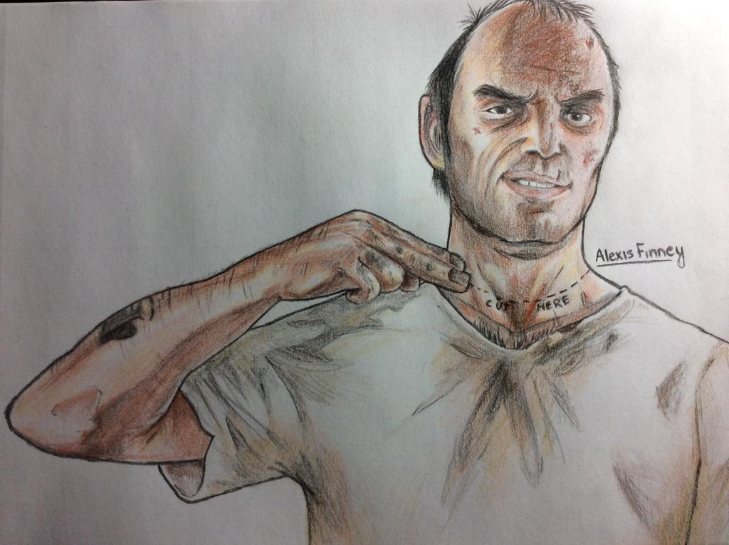 Trevor Philips Drawing High-Quality