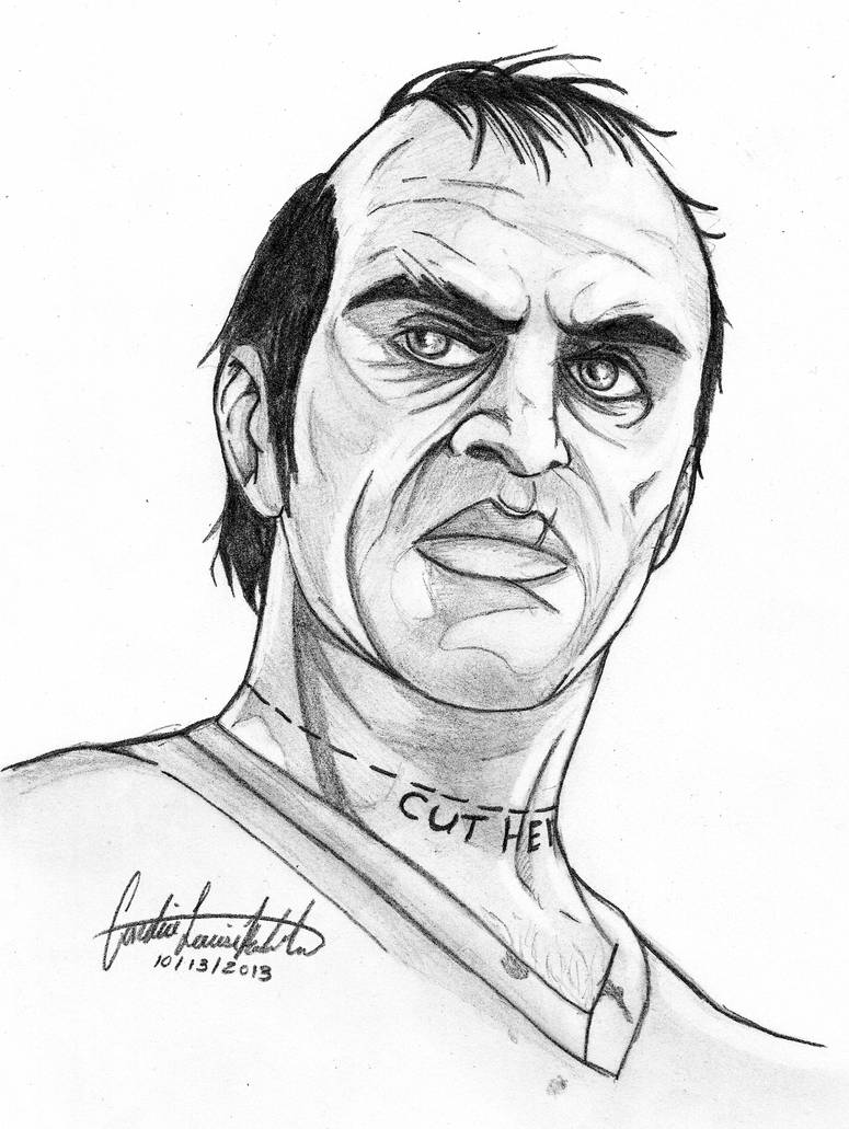 Trevor Philips Drawing Images