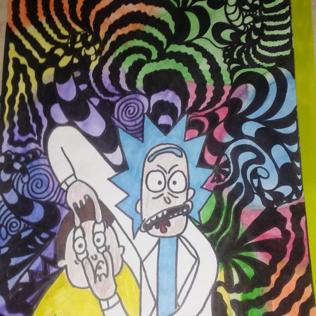Trippy Drawing Photo