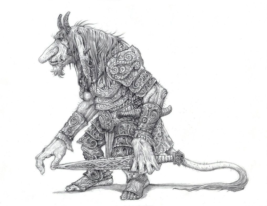 Troll Warrior Drawing Pics