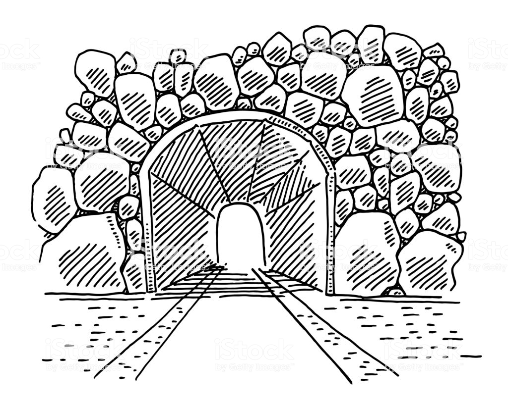 Tunnel Art Drawing