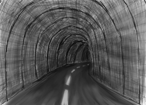 Tunnel Drawing Photo