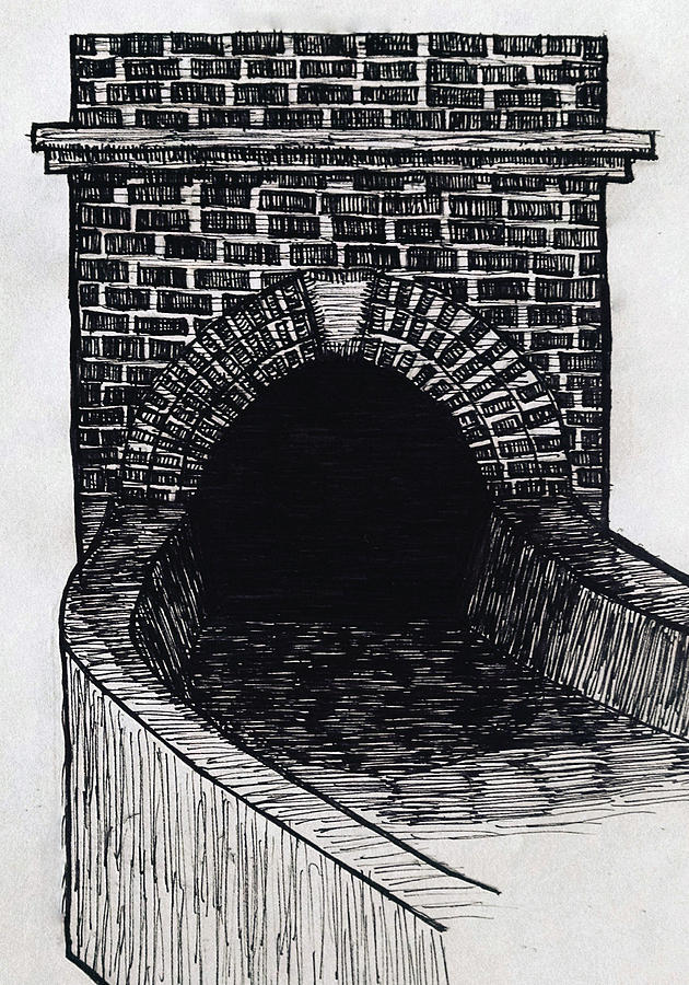 Tunnel Drawing Realistic
