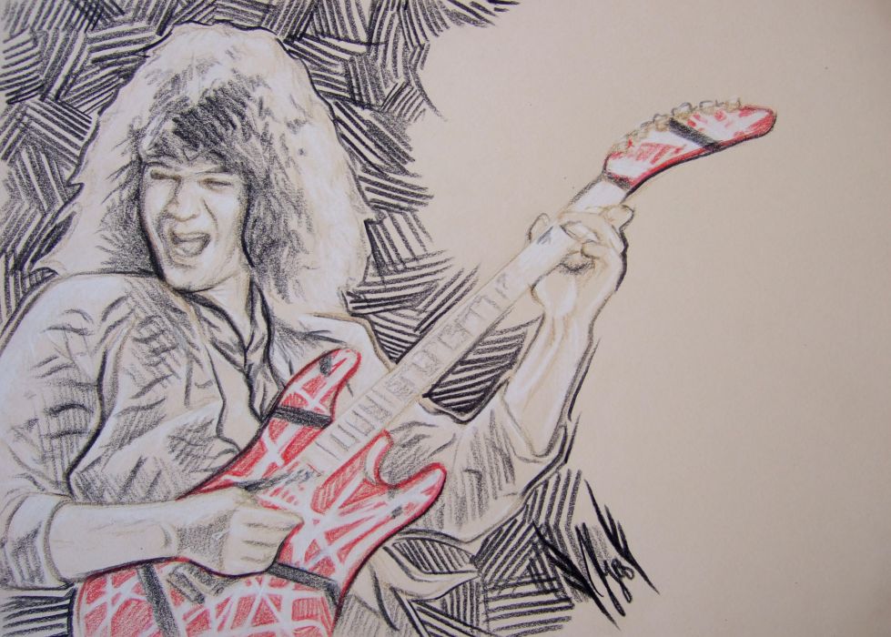 Van Halen Drawing High-Quality