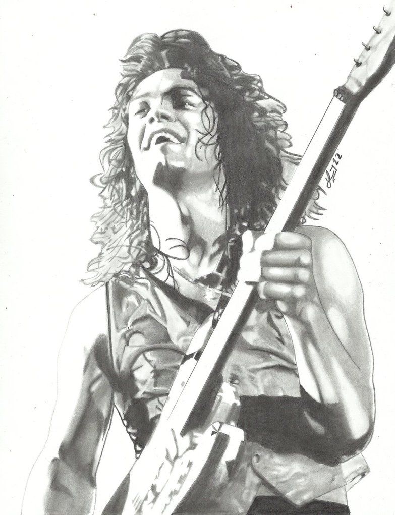 Van Halen Drawing Pic