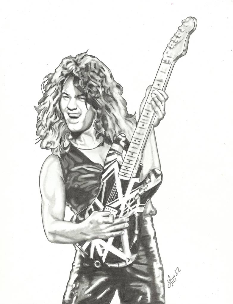 Van Halen Drawing Pictures