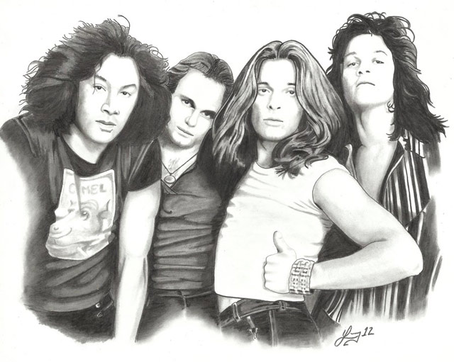 Van Halen Drawing Realistic