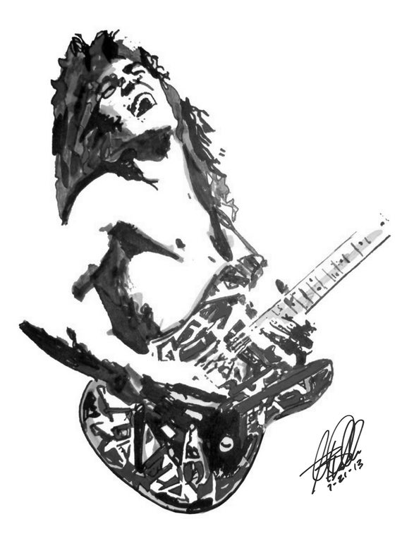 Van Halen Drawing Sketch