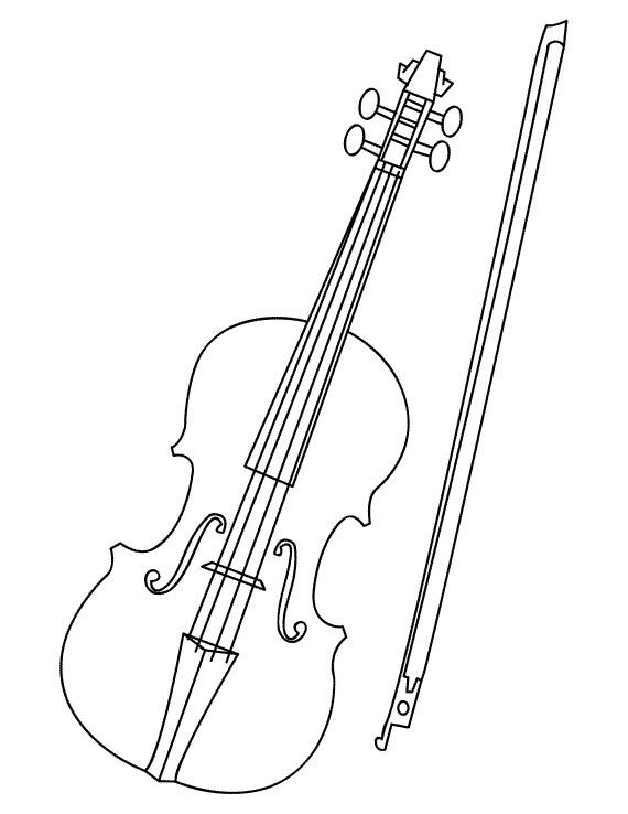 Violin Drawing