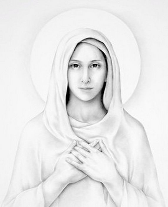 Virgin Mary Drawing