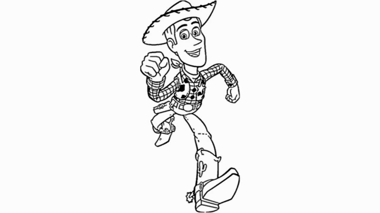Woody Toy Drawing Art