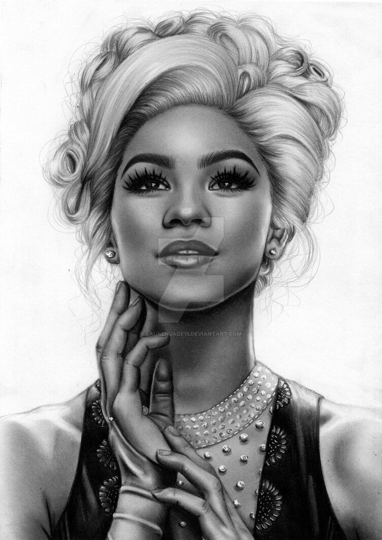 Fantastic drawing of me  Zendaya Zendaya coleman Celebrity drawings