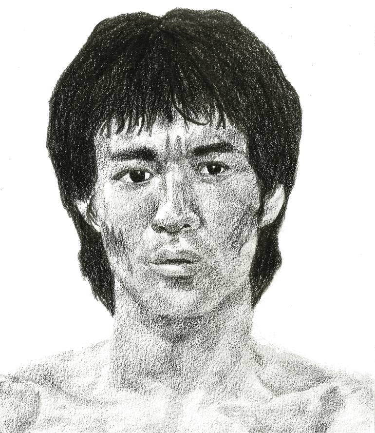 Actor Bruce Lee Drawing Picture