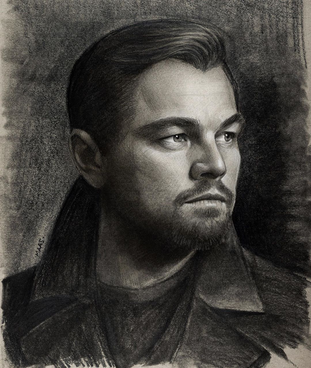 Actor Leonardo DiCaprio Drawing
